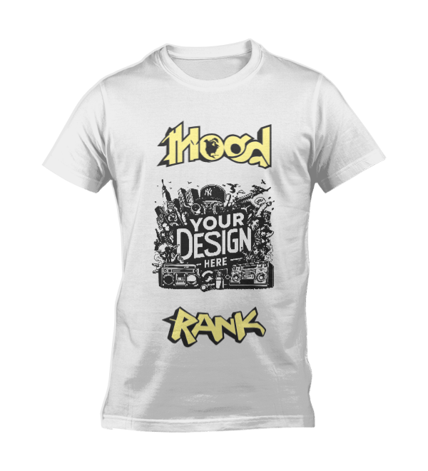 Customizable T-Shirt – Hood Rank Stamped